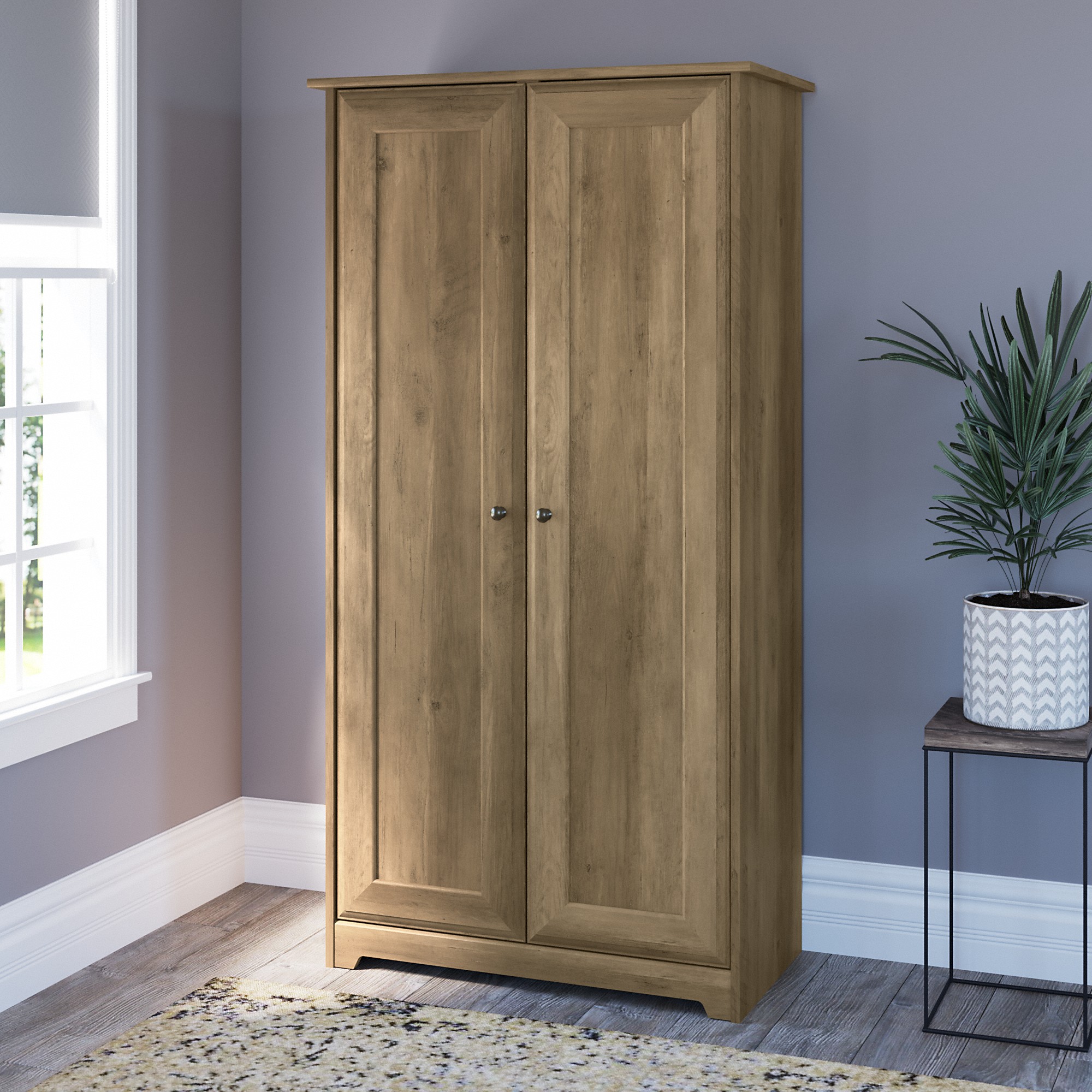 Bush Cabot WC31599Z Cabot Tall Storage with Doors in Reclaimed