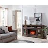 Aspenhome Manchester 73" Fireplace Console with Glass Doors