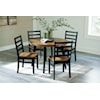 Ashley Furniture Signature Design Blondon Dining Table And 4 Chairs (Set Of 5)