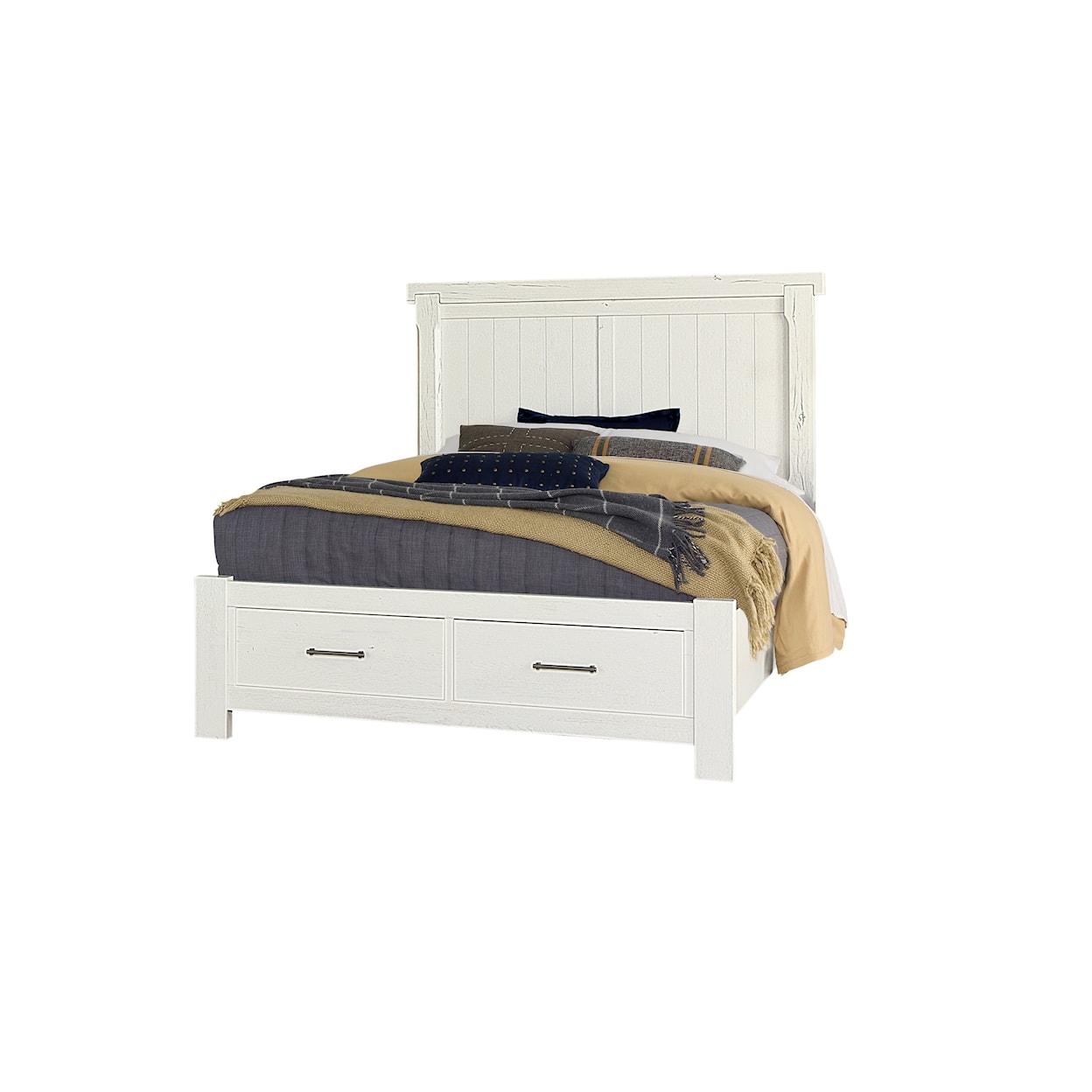 Vaughan Bassett Yellowstone King Dovetail Storage Bed