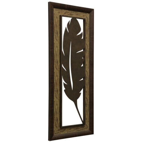 Metal Laser Cut Palm Leaf I