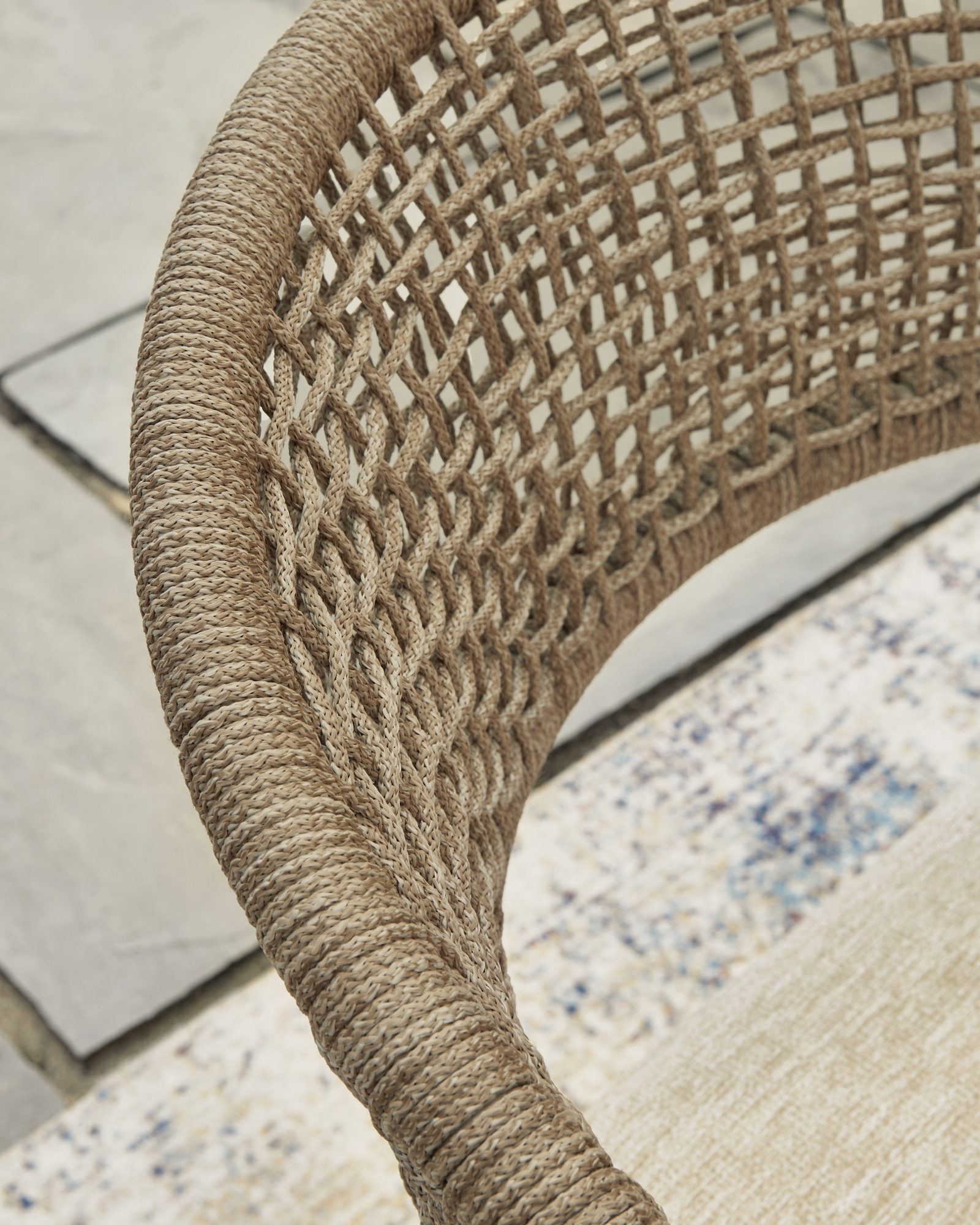 Signature Design by Ashley Orchard Beach Arm Chair With Cushion (Set Of 4)