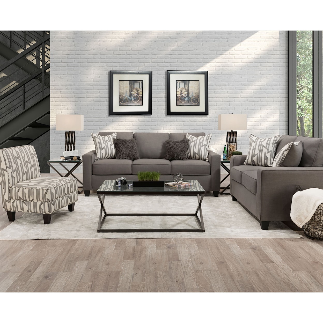 Behold Home 7205 Lynx 3-Piece Living Room Set