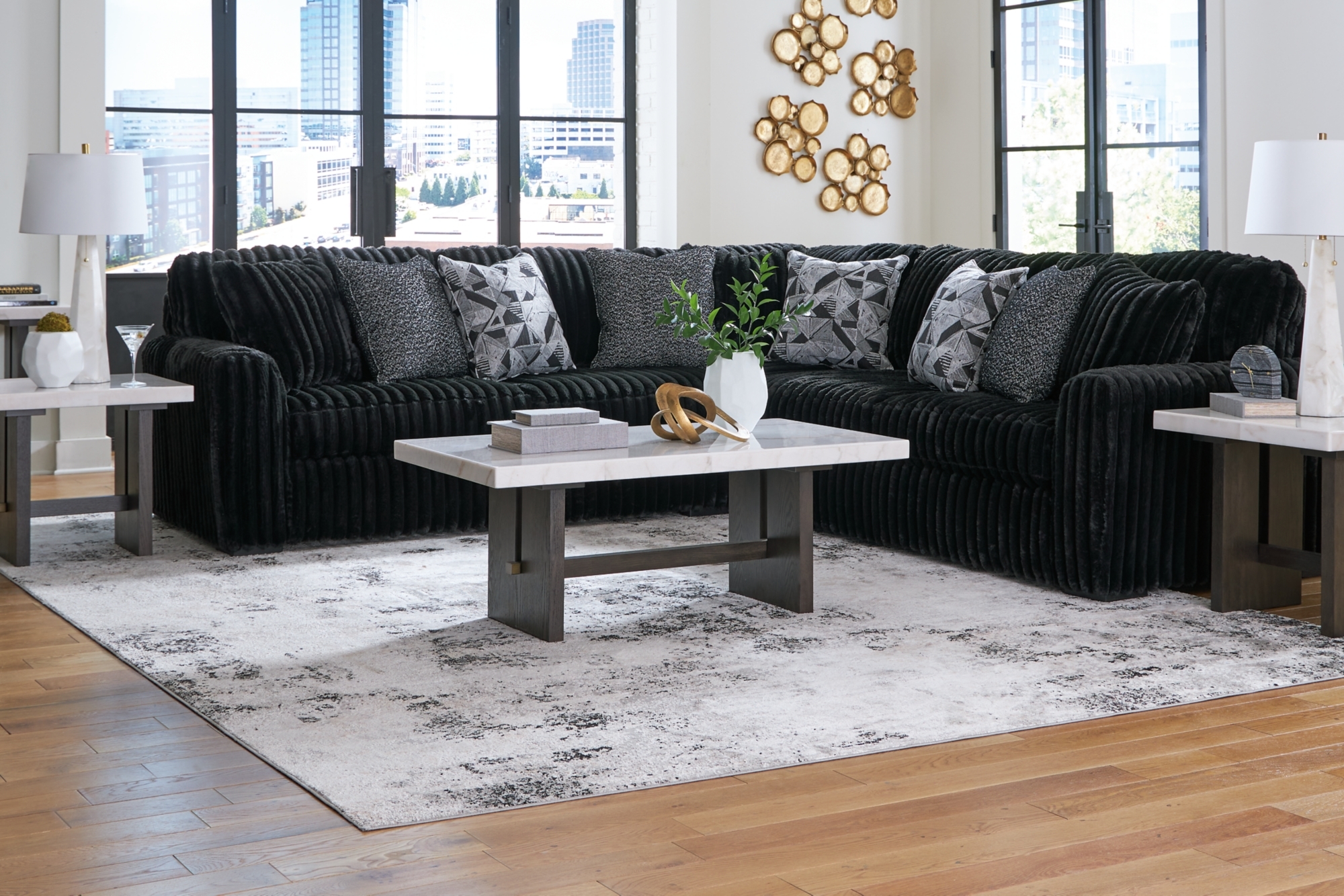 Signature Design by Ashley Midnight-Madness 3-Piece Sectional