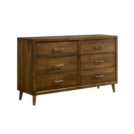 6-Drawer Dresser with Mirror