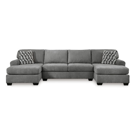 3-Piece Sectional with 2 Chaises