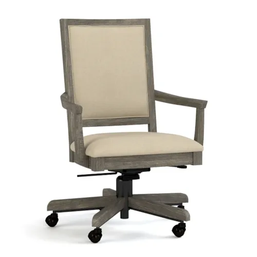 Origins Swivel-Tilt Arm Chair on Casters