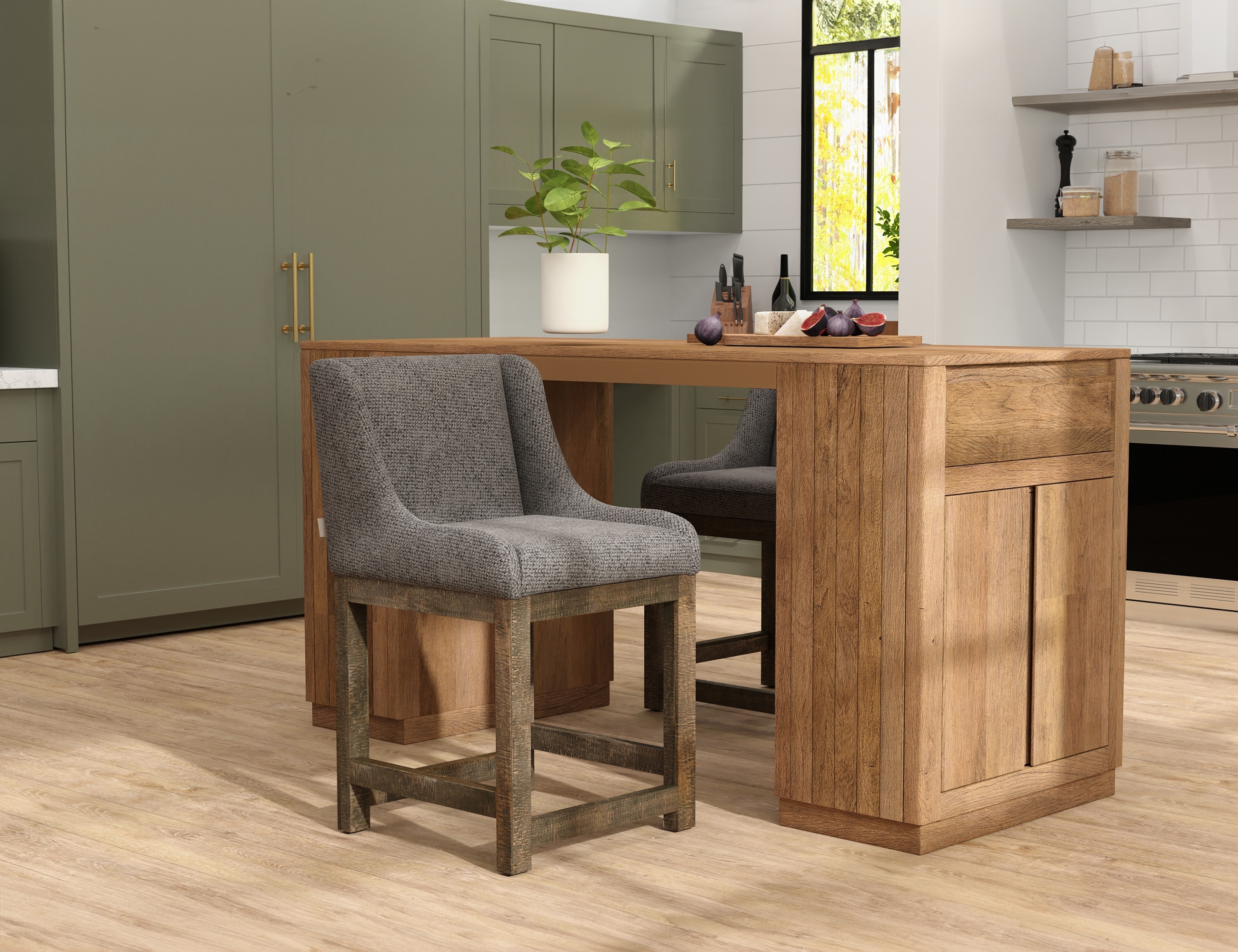 Upholstered 24" Barstool