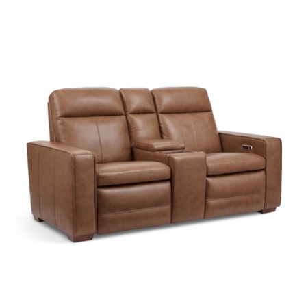 Power Reclining Loveseat with Console