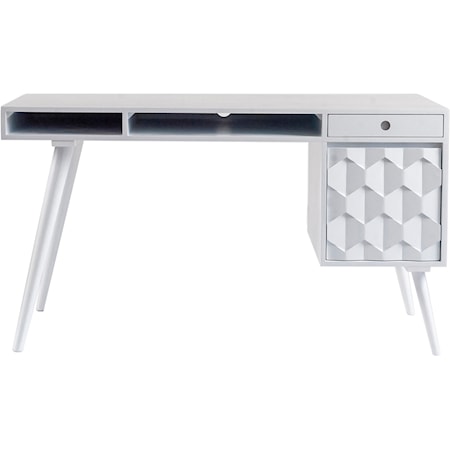 O2 Desk White