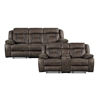 Casual 2-Piece Living Room Set