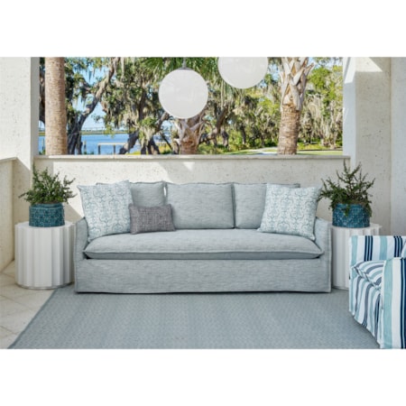 Siesta Key Outdoor Slipcover Sofa