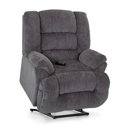 Casual Power Reclining Lift Chair with Remote
