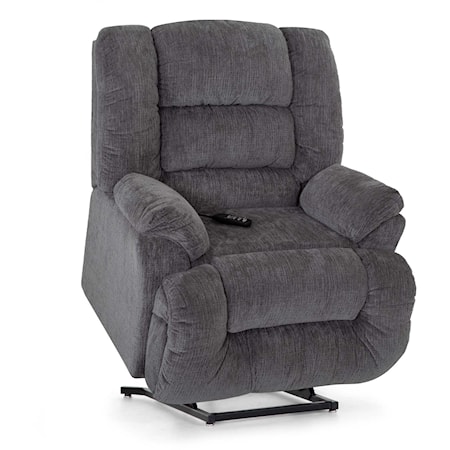 Casual Power Reclining Lift Chair with Remote