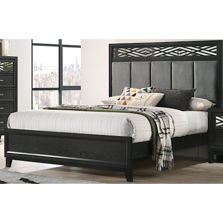 Transitional Queen Bed