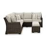 Signature Design by Ashley Brook Ranch Sofa Sectional/Bench Set