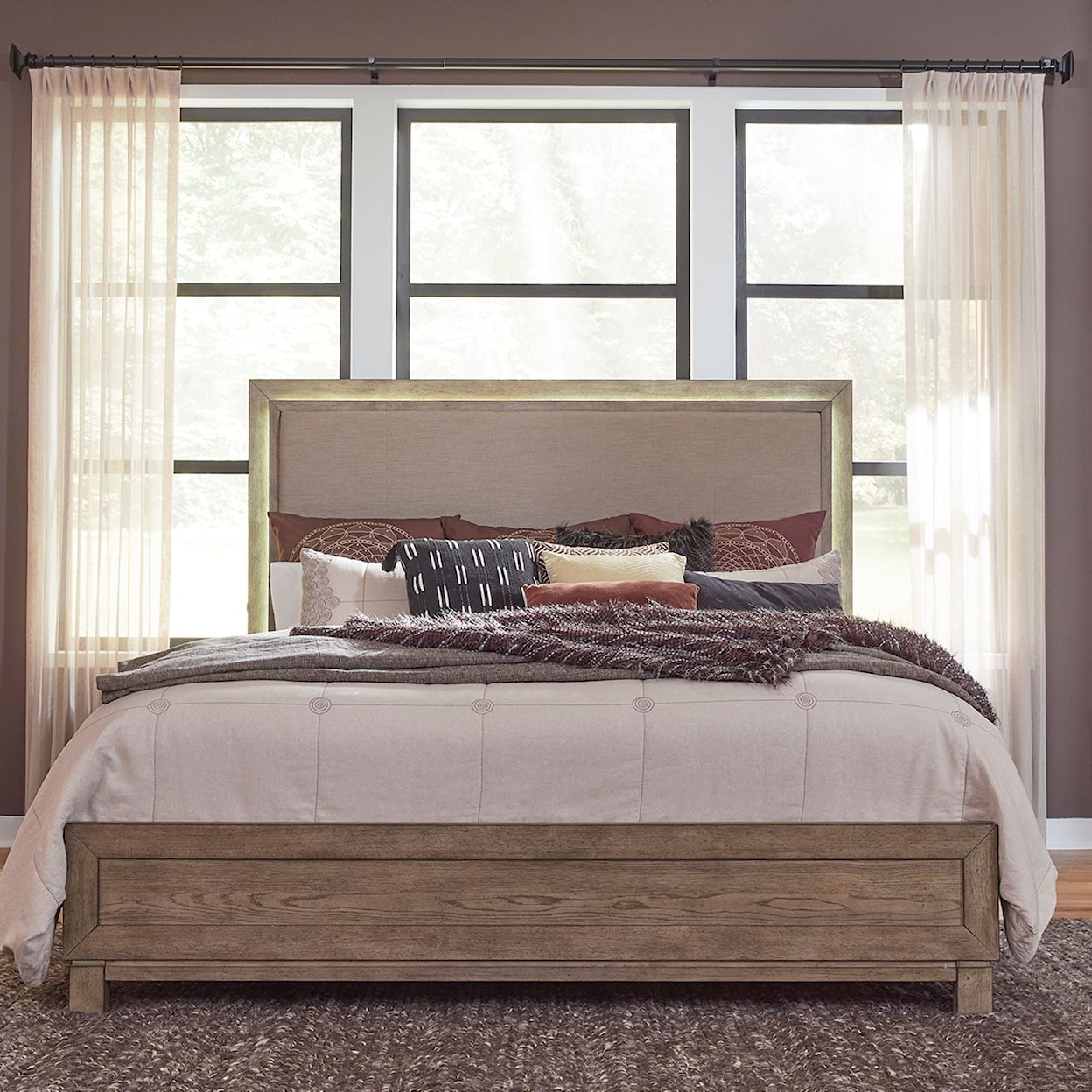 Libby Canyon Road 3-Piece Queen Bedroom Group