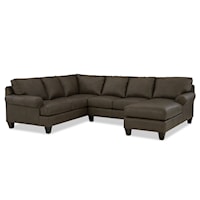 Customizable Three Piece Sectional Sofa