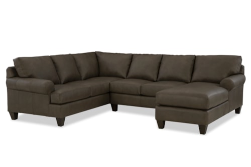 Customizable Three Piece Sectional Sofa