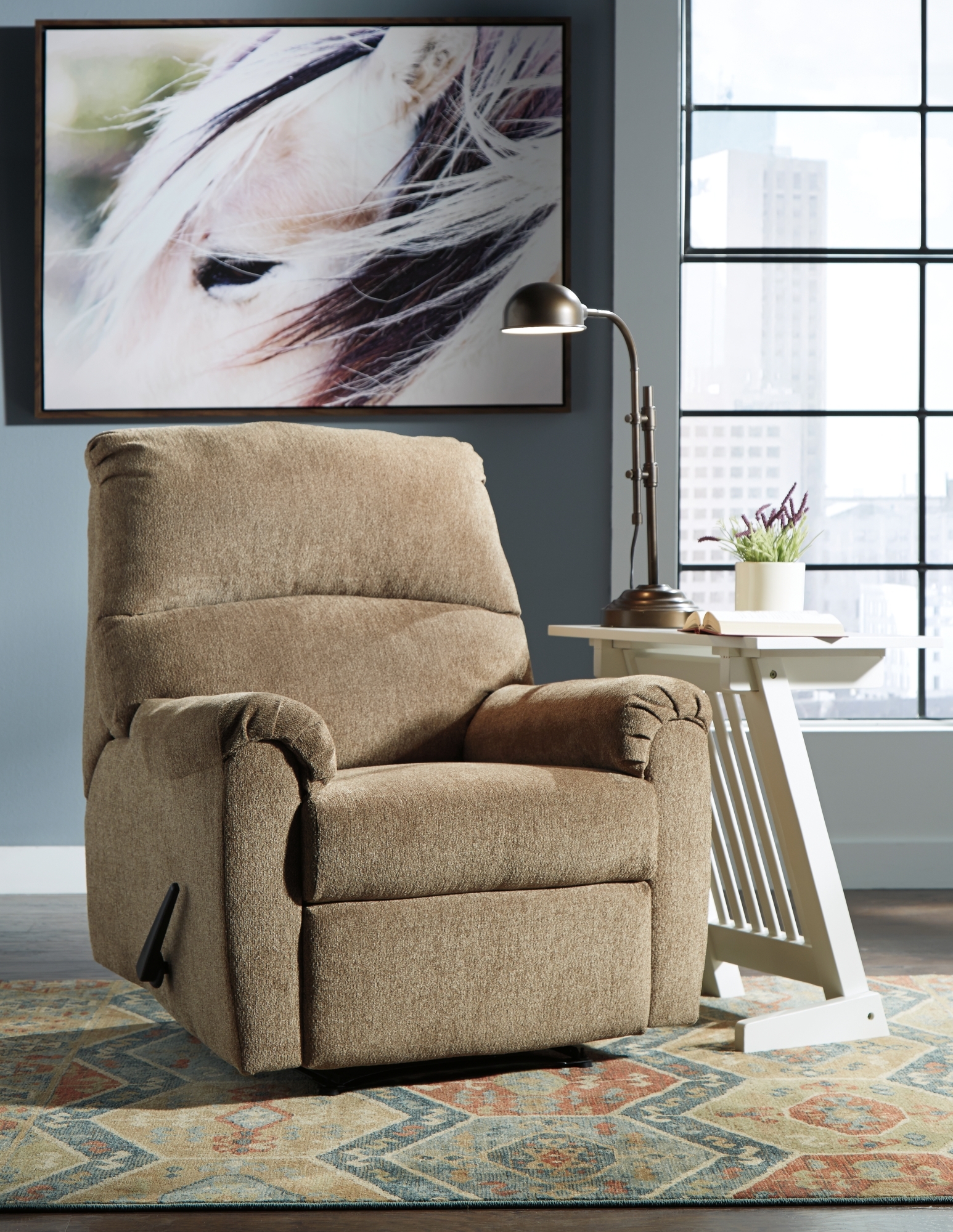 Signature Design by Ashley Nerviano Zero Wall Recliner