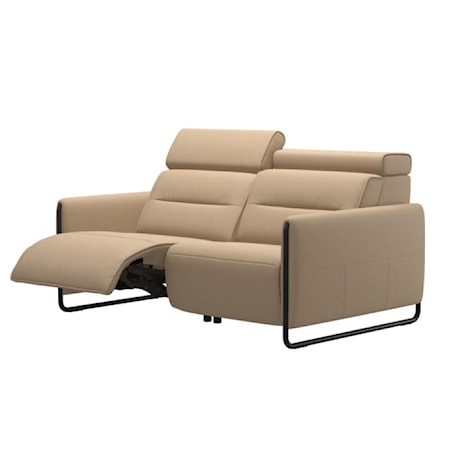 Power Reclining Loveseat w/ Steel Arms