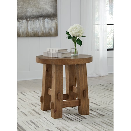 Round End Table