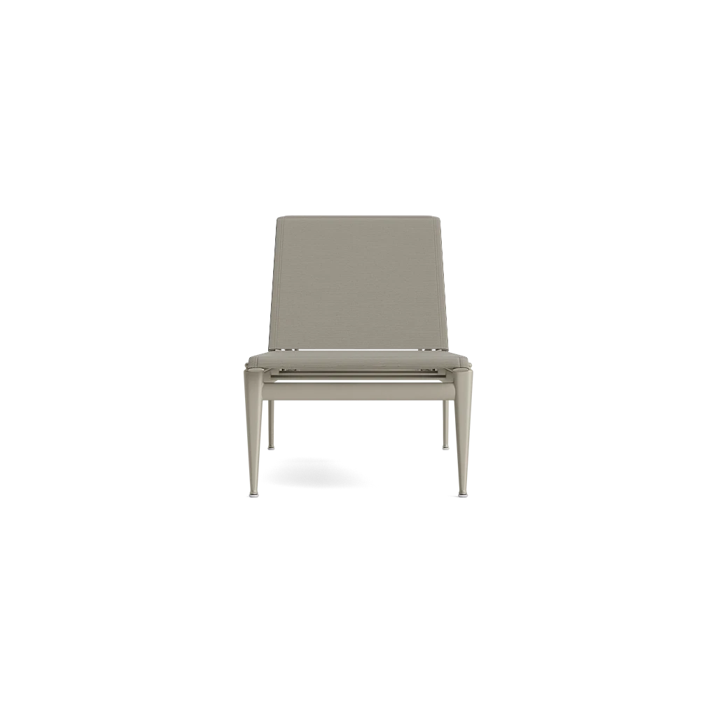 Stacking Adj. Armless Sling Chaise Lounge