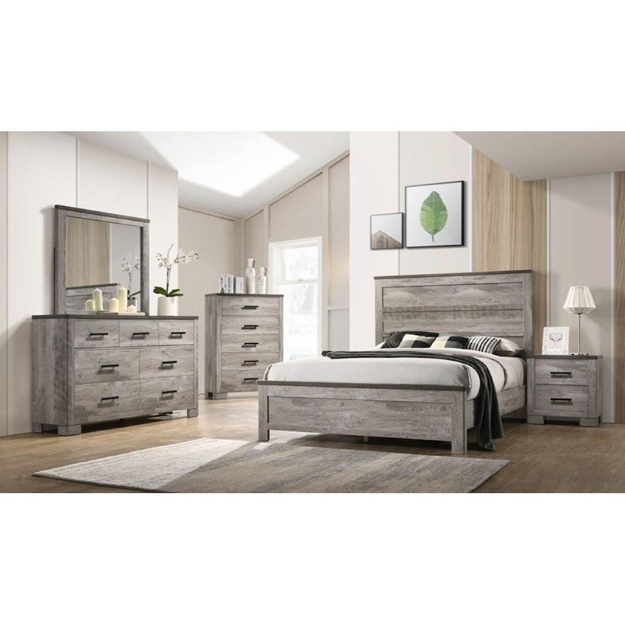 Elements Millers Cove- King Bedroom Group
