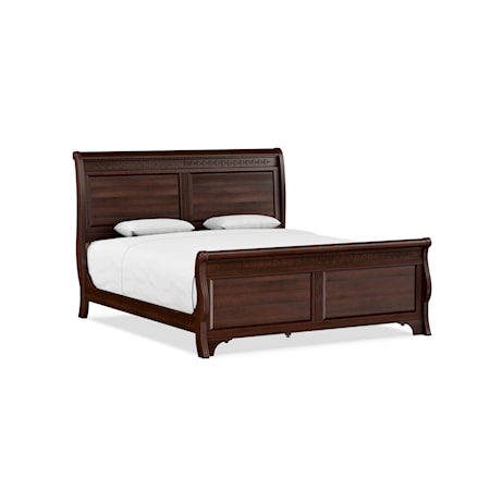 King Master Sleigh Bed