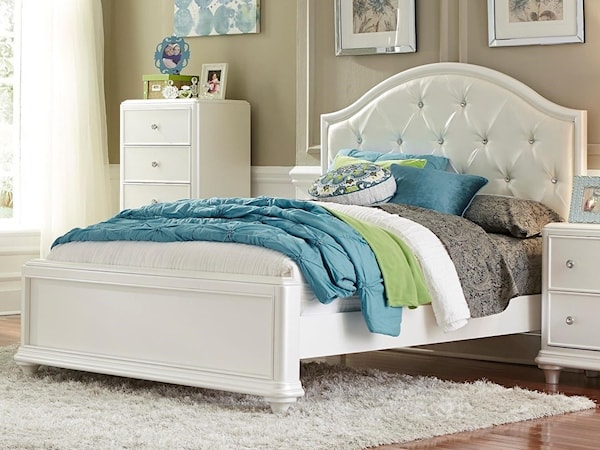 3-Piece Upholstered Full Panel Bedroom Set