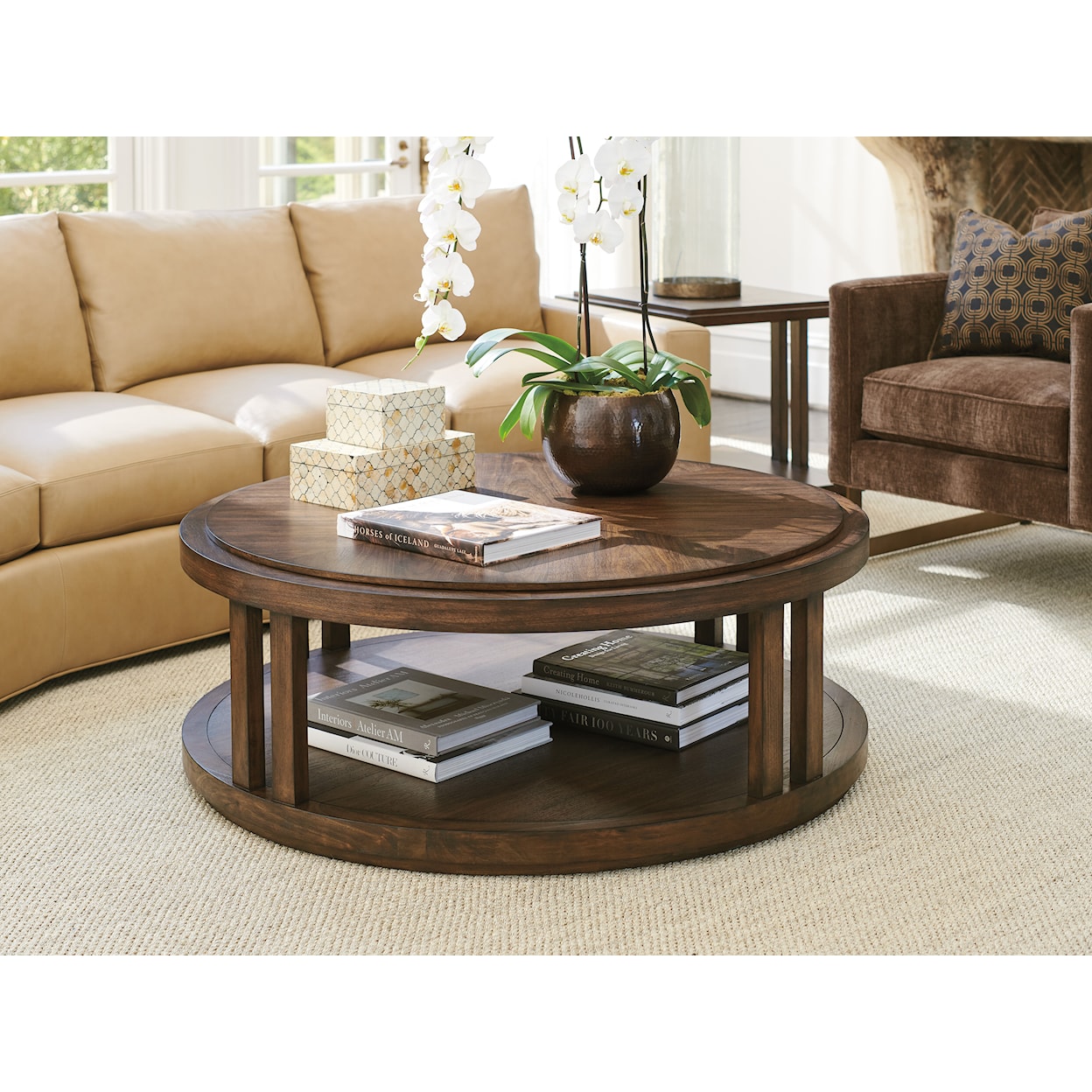 Lexington Silverado Stinson Round Cocktail Table