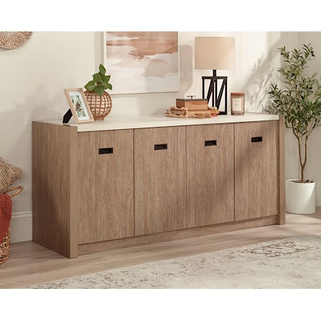 Farmhouse Office Storage Credenza with File Storage