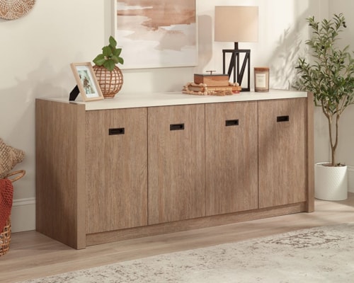Farmhouse Office Storage Credenza with File Storage