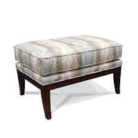 Traditional Upholstered Ottoman