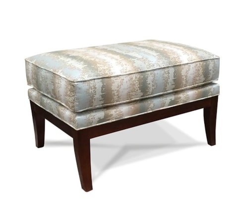 Traditional Upholstered Ottoman