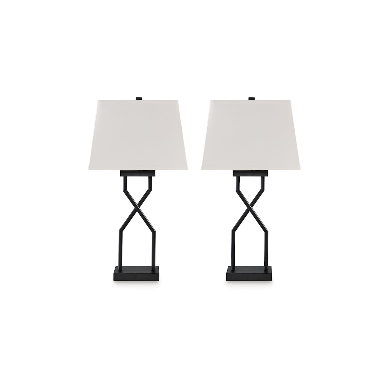 Ashley Furniture Signature Design Brookthrone Metal Table Lamp (Set of 2)