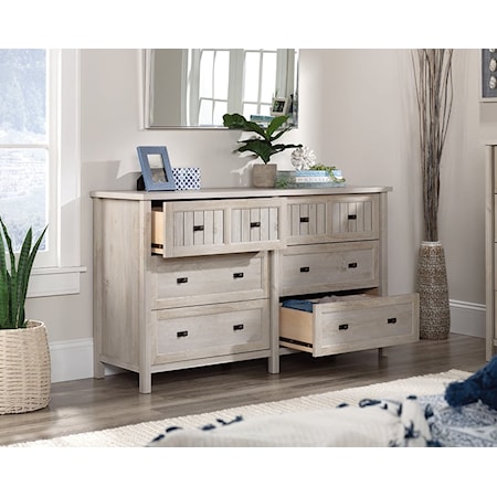 Cottage 6-Drawer Dresser with Easy-Glide Drawers