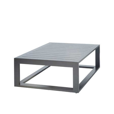 38" Sq. Slat-Top Chat Table