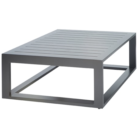 38" Sq. Slat-Top Chat Table