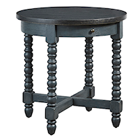 Traditional Round End Table