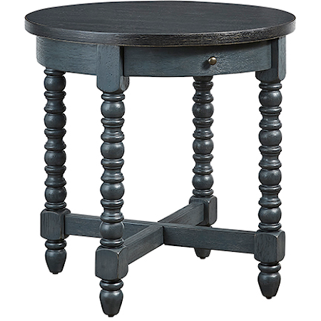 Traditional Round End Table