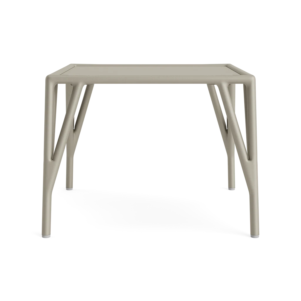 Modern 20" Sq. Aluminum Side Table
