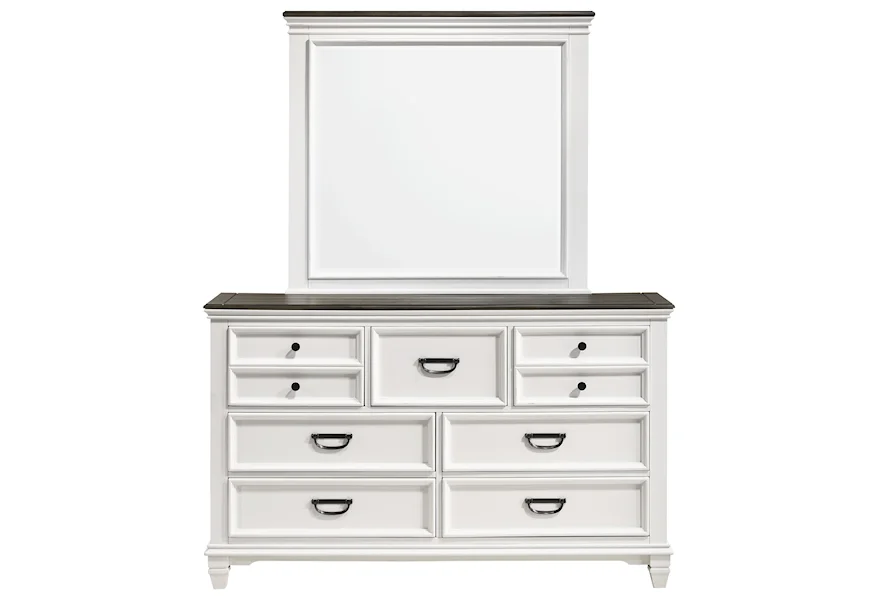 8309 Mirror and Dresser Set by Lifestyle at Schewels Home