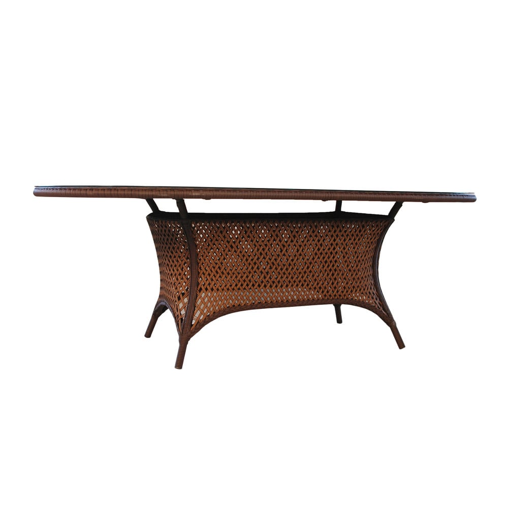 84" Oval Umbrella Dining Table