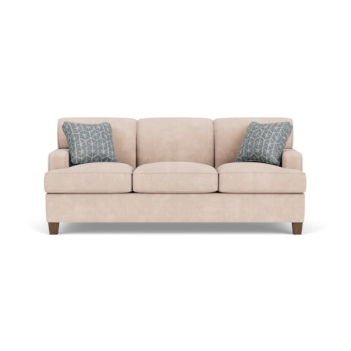Contemporary Sofa with Track Arms