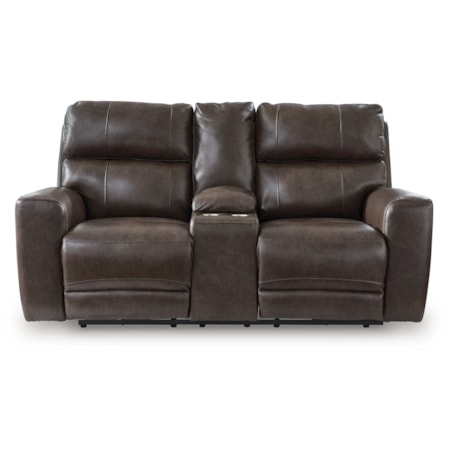 Pwr Rec Loveseat/Con/Adj Hdrst