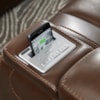 Signature Design by Ashley The Man-Den Power Reclining Loveseat with Console