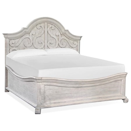 Queen Shaped Panel Bed