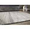 Signature Design by Ashley Contemporary Area Rugs Wimgrove Taupe/Charcoal Medium Rug