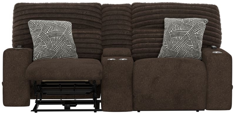 Casual Power Reclining Loveseat